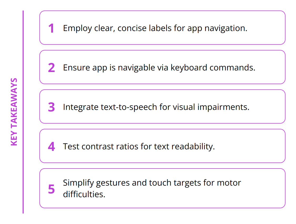 Key Takeaways - What You Should Know About Smartphone App Accessibility
