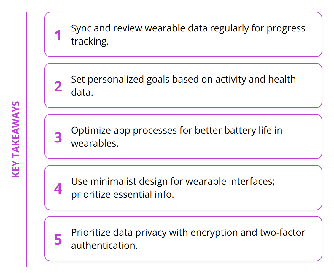 Key Takeaways - Why Wearable Tech Apps Hold Great Potential